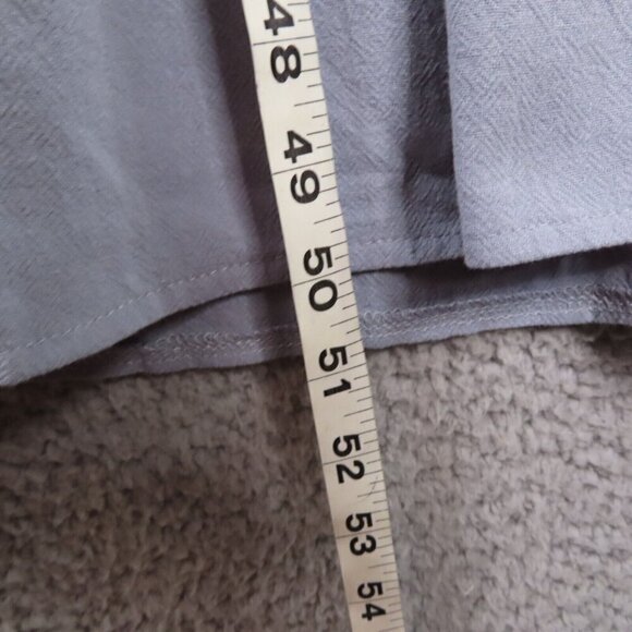 Moosta Dress Medium Boho Long Sleeve Embroidered Tassel Trim Pullover Geometric - Picture 9 of 10